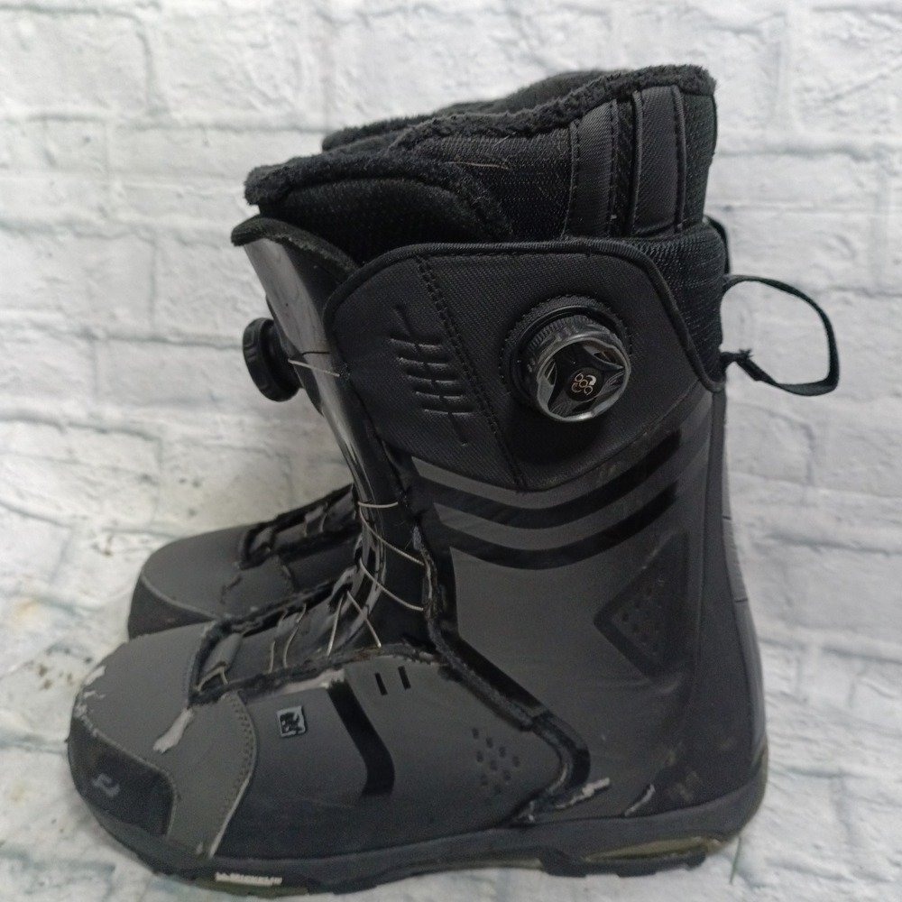 Ride Trident Snowboard Boots Mens 12 Black Triple BOA Intuition Michelin Sole s5